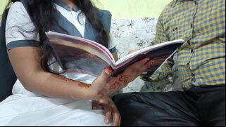 horny teacher fucking hot telugu college girl pussy at his home during study Video